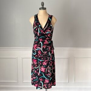 BCBGMaxAzria Floral Wrap Dress